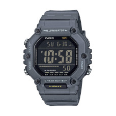 Casio Ψηφιακό Ανδρικό Ρολόι με Χρονογράφο & Λουράκι Καουτσούκ AE-1600H-8BVEF